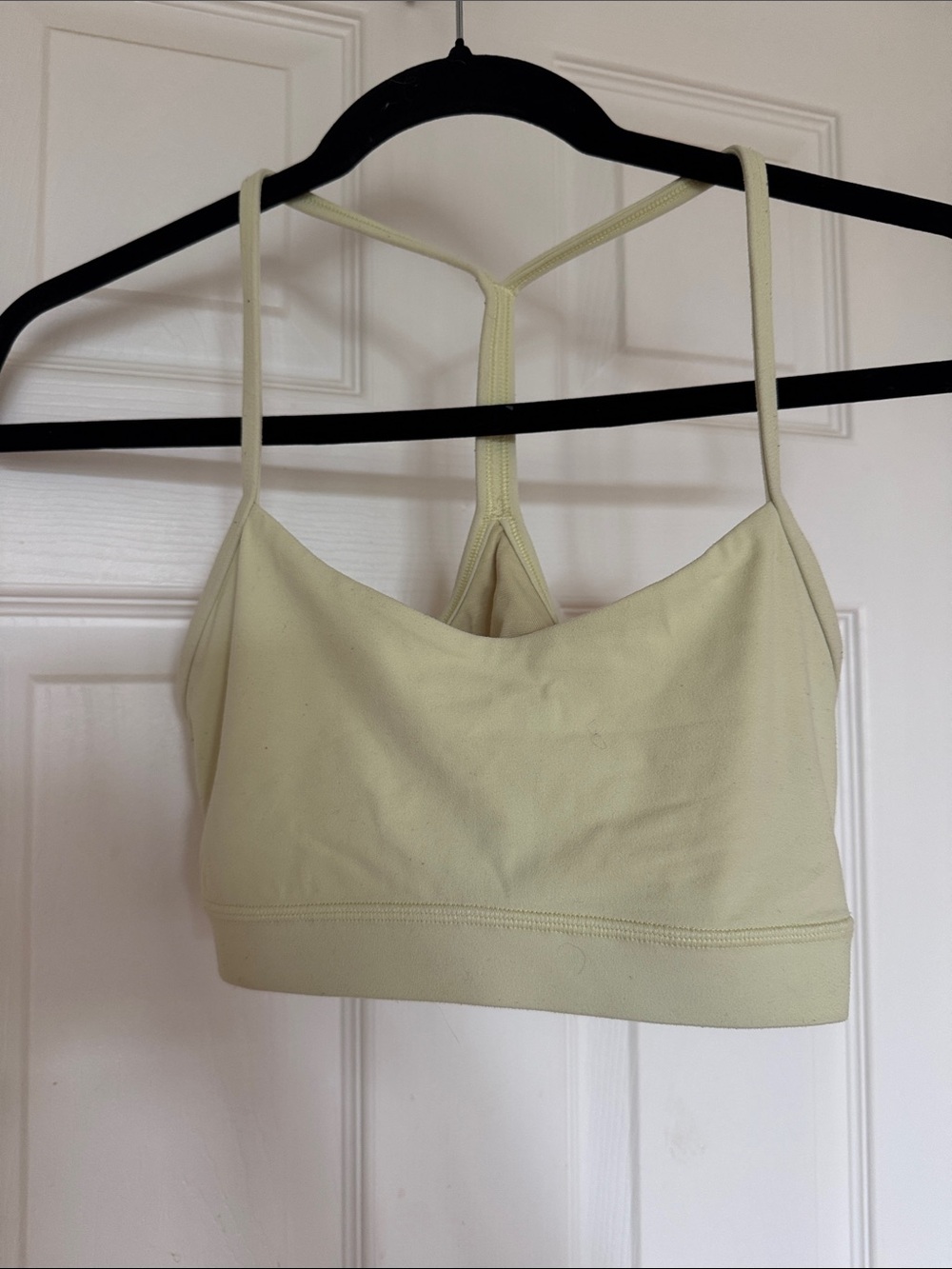 lululemon athletica Light Lime Strappy T-Back Sports Bra